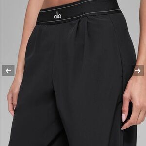 ALO Yoga Black Suit Up Trousers